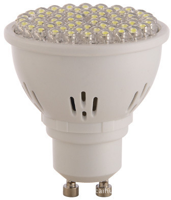 【厂家直销 LED节能灯 60颗直插led GU10 室内灯具】价格,厂家,图片,其他LED灯具,慈溪才华电器有限公司